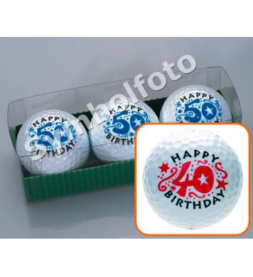 Golfball-Set Geburtstag - 40 Jahre Golfball-Set Geburtstag - 40 Jahre