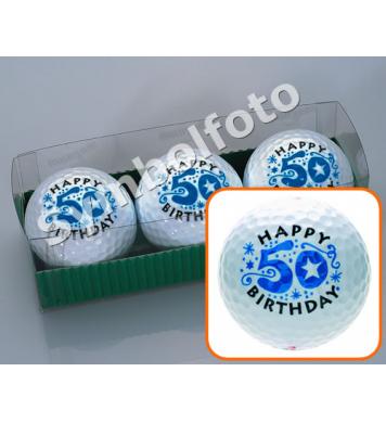 Golfball-Set Geburtstag - 50 Jahre Golfball-Set Geburtstag - 50 Jahre