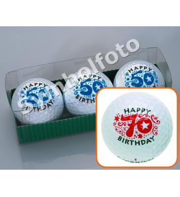 Golfball-Set Geburtstag - 70 Jahre Golfball-Set Geburtstag - 70 Jahre